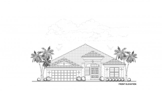 Front Elevation View Home