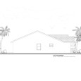 House Plan Left Elvation View