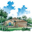 1 Story Home Floor Plan Front View 1527-0331
