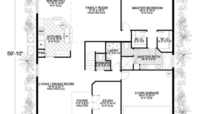 First Floor Home Floor Plan