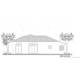 Home Plan Rear Elevation VIew