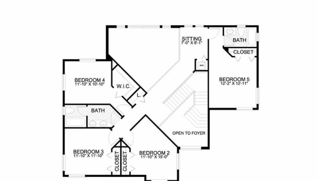 House Plan Second Floor Plan