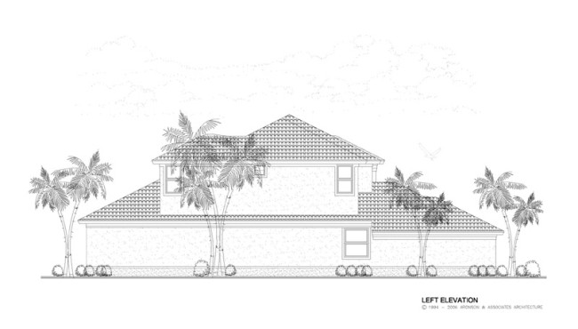 Home Left Elevation VIew