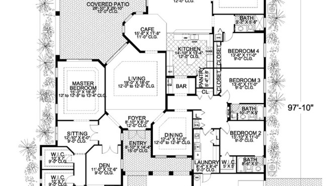 Large Luxury House Floor Plans