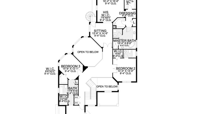 Home Second Floor Plan