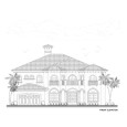 Home Plan Front Elevation View
