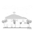 Left Elevation View Home Plan