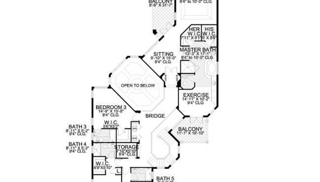Home Second Floor Plan
