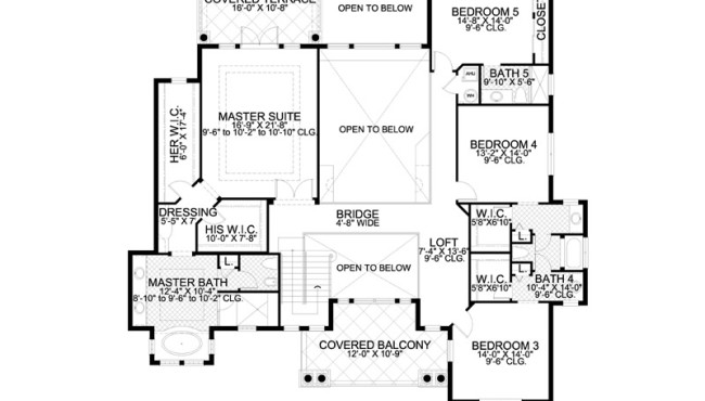 2nd Floor Home Plan