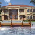 Large Luxury Home Rendering 3