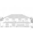 Large Home Front Elevation View