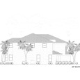 Large Home Left Elevation View