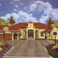 Front of Home Luxury House Plans