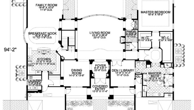First Floor Home Plan