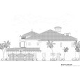 Right Elevation View of House Plan