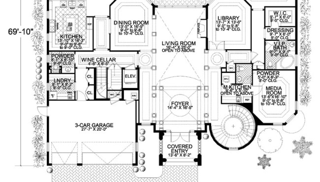 First Floor House Plan